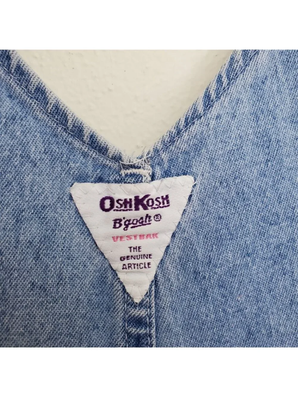 OshKosh B'Gosh vintage denim overalls
